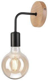 Nástenné svietidlo VITO OAK 1xE27/60W/230V