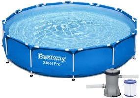 Bestway Záhradný bazén s oceľovým rámom 366 x 76cm Bestway 56681