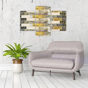 Obraz - Dekor s textúrami (90x60 cm)