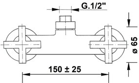 Sapho - Sprchová batéria AXIA lesklý chróm