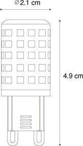 Sada 3 inteligentných stmievateľných LED žiaroviek G9 2,5 W 250 lm 2700 K – 6500 K vrátane Zigbee Smart Hub
