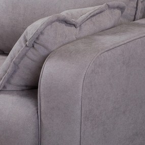 Sivá rohová pohovka (ľavý roh) Beata - Ropez