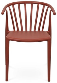 Hnedá plastová záhradná stolička Capri – Bonami Essentials