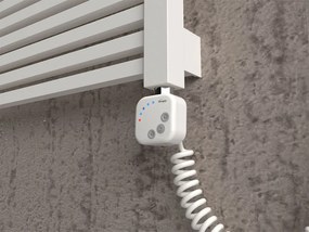 BPS-koupelny Elektrický kúpeľňový radiátor Rees E ARE-E 12055-01, pripojenie typ 01, 53,5x125 cm, biela RAL 9016