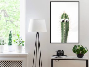 Artgeist Plagát - Live Cactus [Poster] Veľkosť: 40x60, Verzia: Zlatý rám