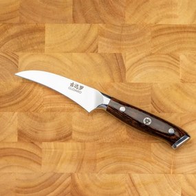 Gudaro - Damaškový kuchynský nôž na ovocie FENG 3,5", 67 vrstiev ocele, dĺžka 9,5 cm