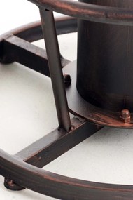 Kovový barový stôl Ruhr v industriálnom štýle - Bronzová