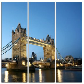 Obraz na plátne - Tower Bridge - štvorec 330B (105x105 cm)