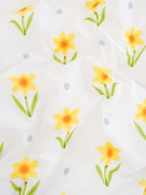 Bavlnená obliečka na vankúš Renforcé 40 × 60 cm - Narcis bieložlté
