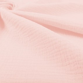 Biante Mušelínový behúň na stôl MSN-077 Bledo ružový 45x160 cm
