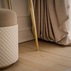 KONZOLA NESSIE BIELY LESK + ZLATÉ NOHY 102 cm