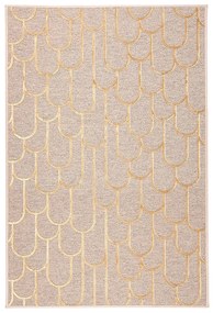 Koberec Paanu: Béžovo-zlatá 160x230 cm