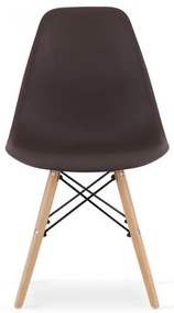 Jedálenská stolička OSAKA káva (hnedé nohy)