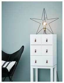 Čierna vianočná svetelná dekorácia Asterix – Markslöjd