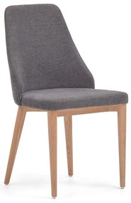 Tmavosivá jedálenská stolička Rosie – Kave Home