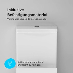 Podlahové WC AM.PM Gem CGA8601PSC bezokrajové, so sedadlom Microlift, biele