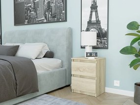 Štýlový nočný stolík 40 x 30 cm - R2 biela