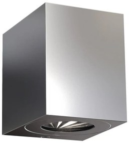 Nordlux - LED vonkajšie nástenné svietidlo CANTO 2xLED/5W/230V IP44 nerezové