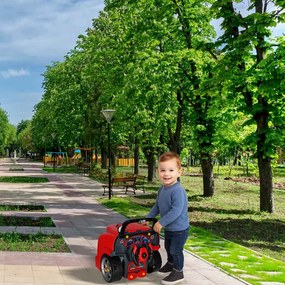 KIK Interaktivní autíčko Mechanik s rozebíratelným motorem a odrážedlo,