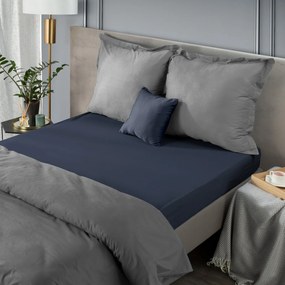 JERSEY PRESTIERADLO 120X200 CM, VÝŠKA 25 CM TMAVOMODRÉ