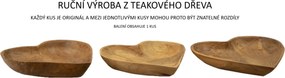 Dekoratívna odkladacia miska Kiha 27 cm z masívu
