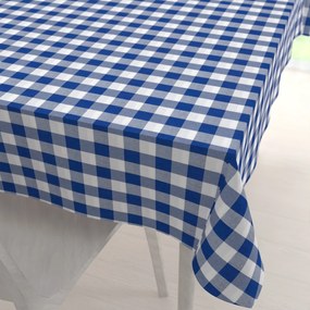 Biante Dekoračný obdĺžnikový obrus Rebeka RE-007 Modro-biela kocka veľká 120x180 cm