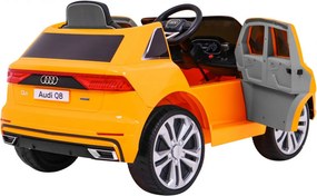 Ramiz Elektrické autíčko Audi Q8 Lift detské SUV žlté + diaľkové ovládanie