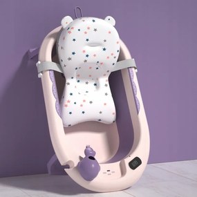 Skladacia detská vanička VAIANA Premium s poduškou - viac farieb modrá