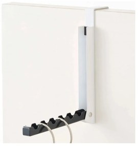 Čierno-biely výklopný vešiak YAMAZAKI Mito