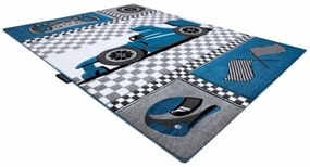 Koberec PETIT RACE FORMULA 1 AUTO nebeský
