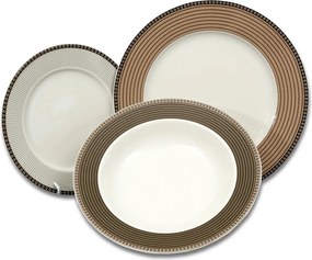 Thun tanierová súprava  Cairo slonová kosť 18-dielná