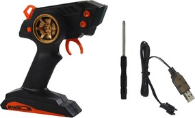 LEAN Toys Veľké diaľkovo ovládané športové auto v mierke 1:10, tyrkysovo-čierne