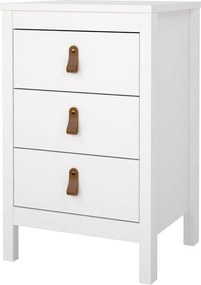 Nočný stolík Realty 44 cm biely