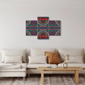 Obraz ornamentálne abstrakcie (90x60 cm)