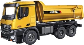 Diaľkovo ovládaný RC sklápač Huina Svetlá Zvuky Žltá 1:14