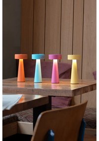 Tyrkysovomodrá LED stolová lampa (výška 16,5 cm) Mini LED Ring – Leitmotiv