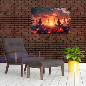 Obraz - Jóga v prírode (90x60 cm)