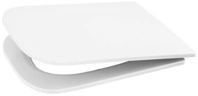 Gamma Venice, toaletné WC sedátko 435x362mm z duroplastu s pomalým zatváraním, biela, GMA-VENICE