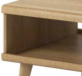 Konferenčný stolík Primo, dub riviera/biely