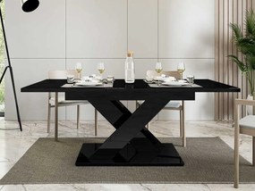 Jedálenský stôl Lezuma, Farby: čierny lesk
