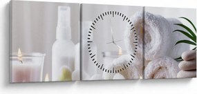 Obraz - Spa (s hodinami) (90x30 cm)