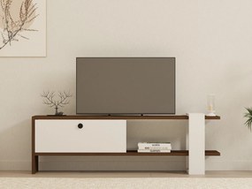 TV stolík/skrinka Dutudo (orech + biela) . Vlastná spoľahlivá doprava až k Vám domov. 1095105