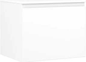 Mexen Orio, kúpeľňová skrinka 60 cm s hornou časťou, 1 zásuvka, biela matná, 91A10-06047-1-BFC01