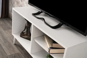 TV stolík ZISINO 100 cm biely