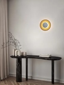 LED nikel-hnedé svietidlo na stenu Esti