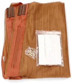 Bestent Magnetická sieťka na dvere 100x220cm Hnedá