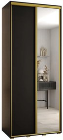 Skriňa 45 Canaris 3 110 čierna/gold