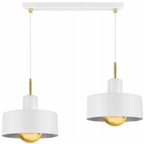 Závesné svietidlo Barcelona, 2x kovové tienidlo (výber z 2 farieb), g