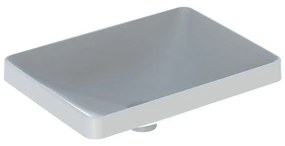 GEBERIT VariForm obdĺžnikové zápustné umývadlo bez otvorom, bez prepadu, 550 x 400 mm, biela, 500.738.01.2