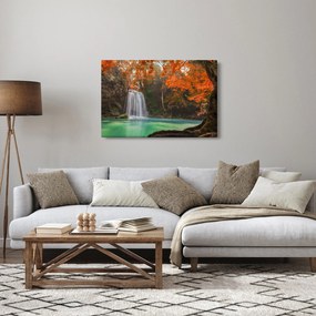 Obraz - Vodopád v Thajsku (90x60 cm)